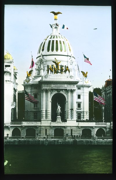 Parijse Expositie: Amerikaans Paviljoen, Parijs, Frankrijk, 1900 door French Photographer